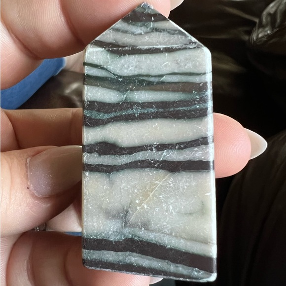 Zebra Calcite Point - Picture 3 of 6